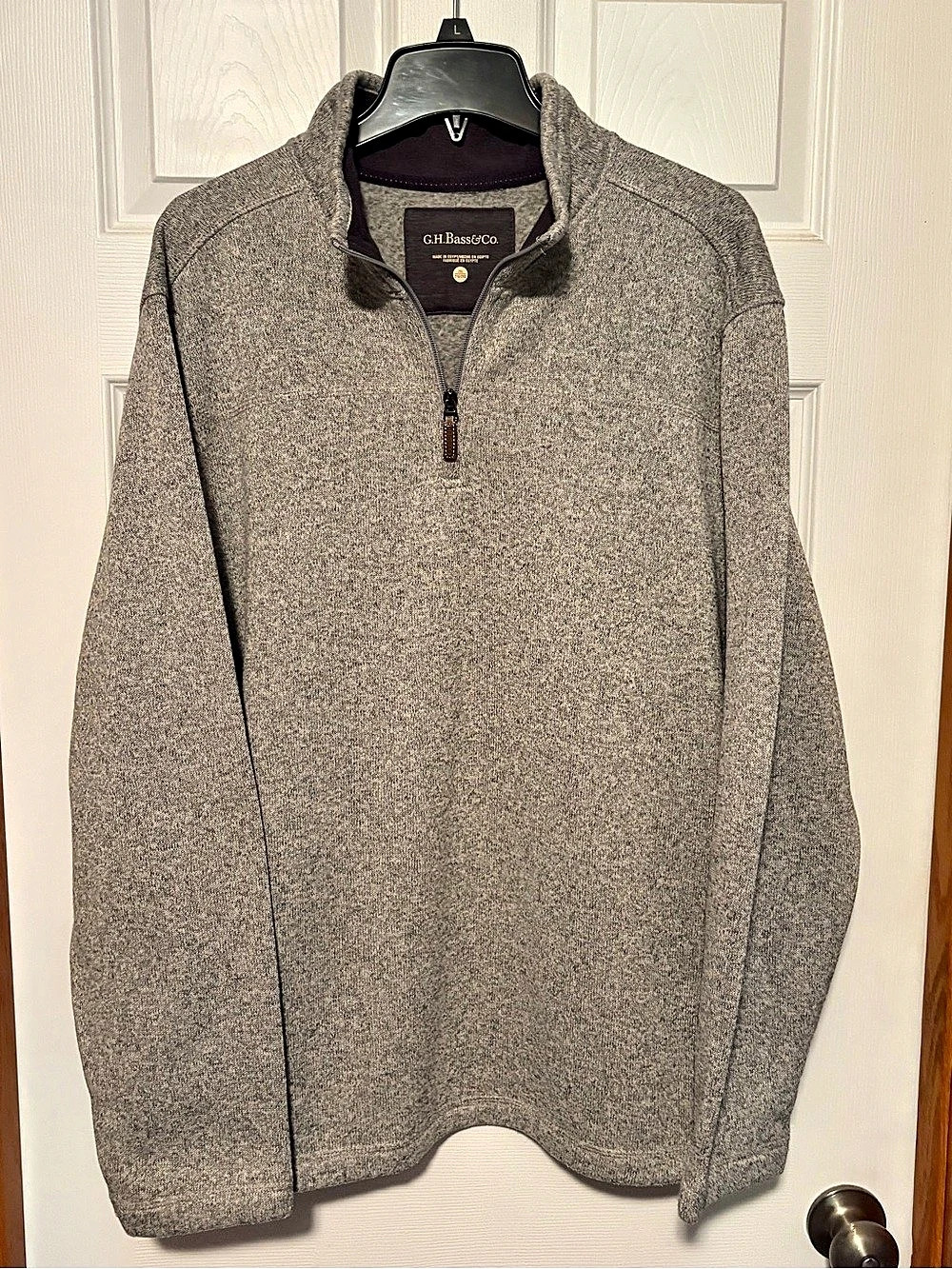 G.H. Bass & Co. Men's Quarter-Zip pullover size 2XL